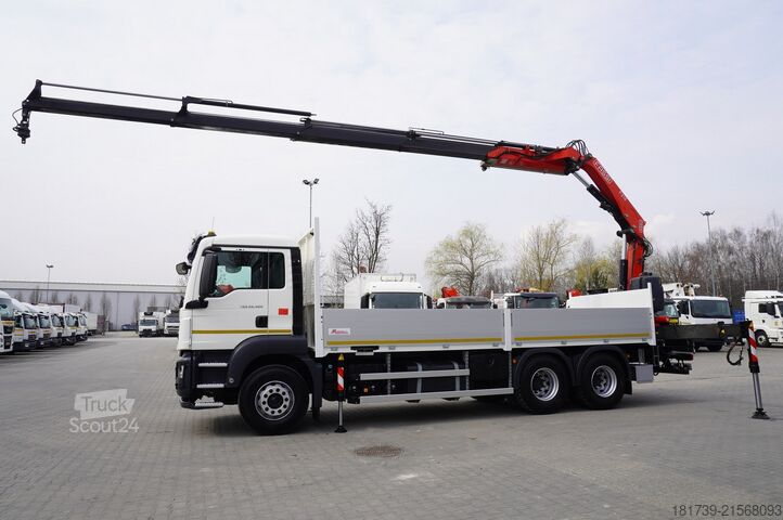 Plošina so žeriavom MAN TGS 26.420 6x4 / Fassi F215A.2.24