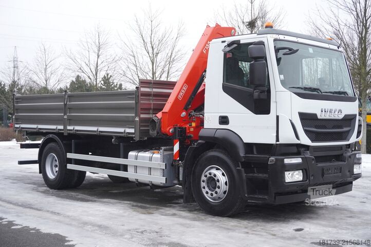 Trojstranný sklápací vozík Iveco Stralis 19.310 E6 4x2 / Fassi F155A.0.22