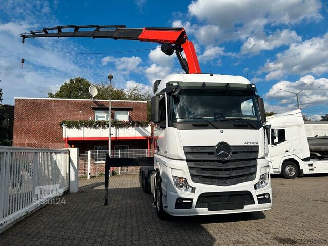 Macara montată pe camion MERCEDES-BENZ 2642 SZM mit PK26002-EH Kran + Seilwinde