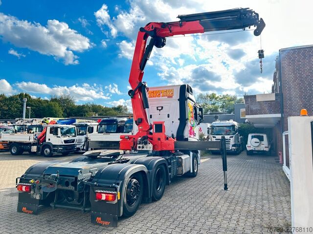 Cap tractor standard MERCEDES-BENZ 2642 SZM mit PK26002-EH Kran + Seilwinde