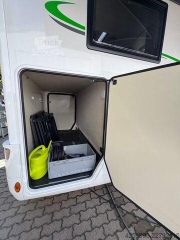 Polointegrovaný obytný vůz Forster T699EB-Hubbett-Sat-TV-Markise-sofort