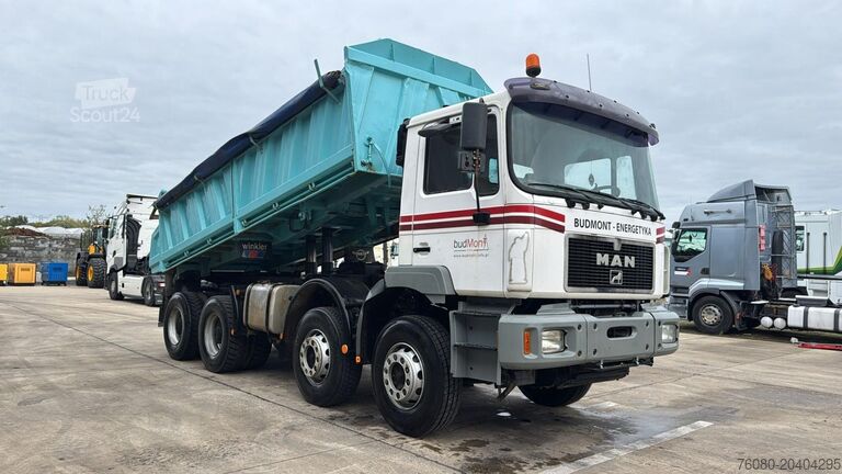 3-stranski nakladalnik MAN 35.414 (6 CYLINDER / GOOD CONDITION / 8X4 / BIG...