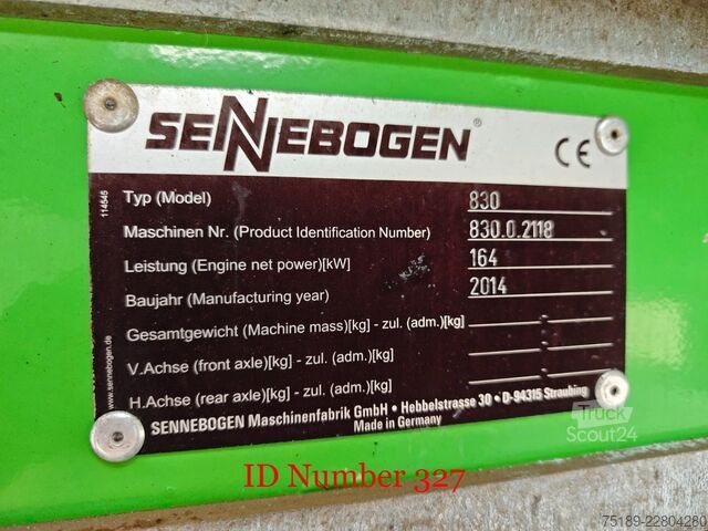 Materiālu apstrādes mašīna Sennebogen 830 E K17 Motorschäden