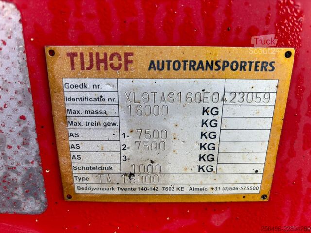  Scania P 450 6x2*4 TRAILER TIJHOF TA16000