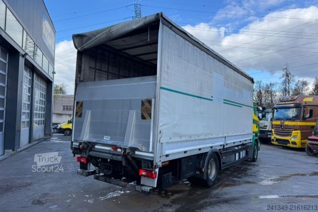 Flatbed truck with tarp SCANIA R490 4x2