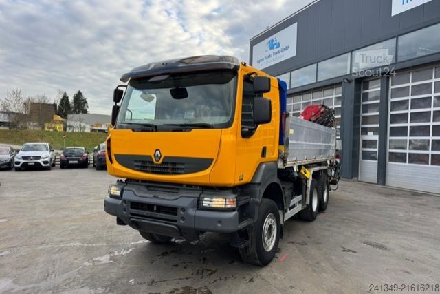 Tipper truck RENAULT Kerax 410 6x4 HMF1820-7 **38'000KM**