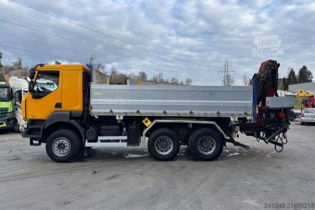 Tipper truck RENAULT Kerax 410 6x4 HMF1820-7 **38'000KM**