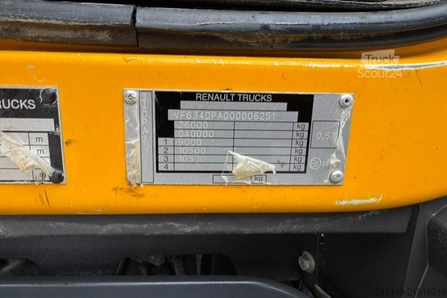 Tipper truck RENAULT Kerax 410 6x4 HMF1820-7 **38'000KM**