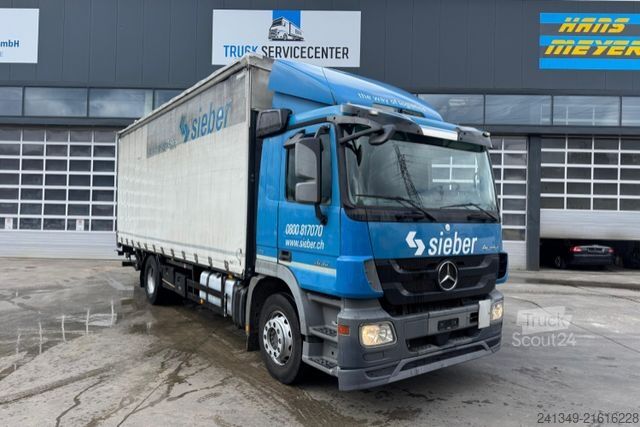 Flatbed truck with tarp MERCEDES-BENZ Actros 1832 4x2