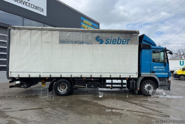 Flatbed truck with tarp MERCEDES-BENZ Actros 1832 4x2