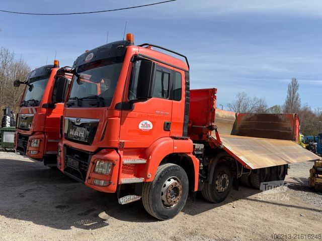 Üç taraflı damperli kamyon MAN TGS 35.420 8X4 Bordmatik,Retarder,Klima,
