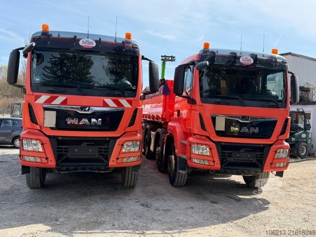 Üç taraflı damperli kamyon MAN TGS 35.420 8X4 Bordmatik,Retarder,Klima,