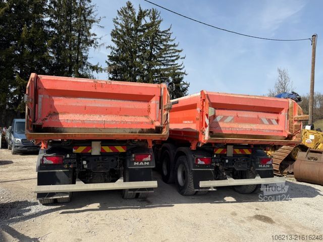 Üç taraflı damperli kamyon MAN TGS 35.420 8X4 Bordmatik,Retarder,Klima,