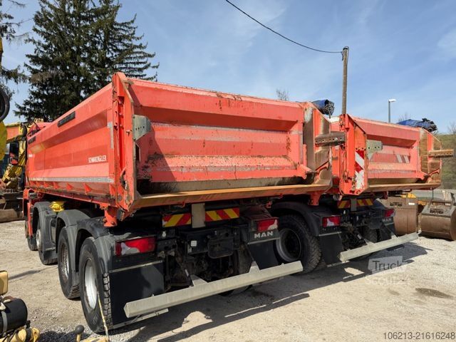 Üç taraflı damperli kamyon MAN TGS 35.420 8X4 Bordmatik,Retarder,Klima,