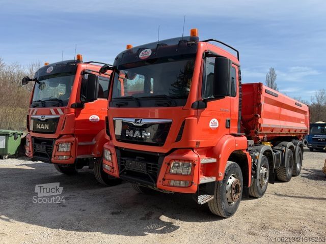 Tipper truck MAN TGS 35.420 8X4 Bordmatik,Retarder,Klima,