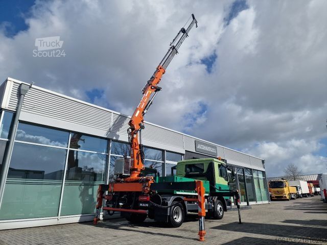 Вантажівка з відкритою платформою MAN TGL 12.250/Kran/Funk/4 Punkt/ 8800 KM neuwertig