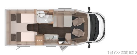 Autorulotă semi-integrată Knaus L!VE TI 650 MEG Platinum Selection TraumMobil*160*Autom*L-Sitz