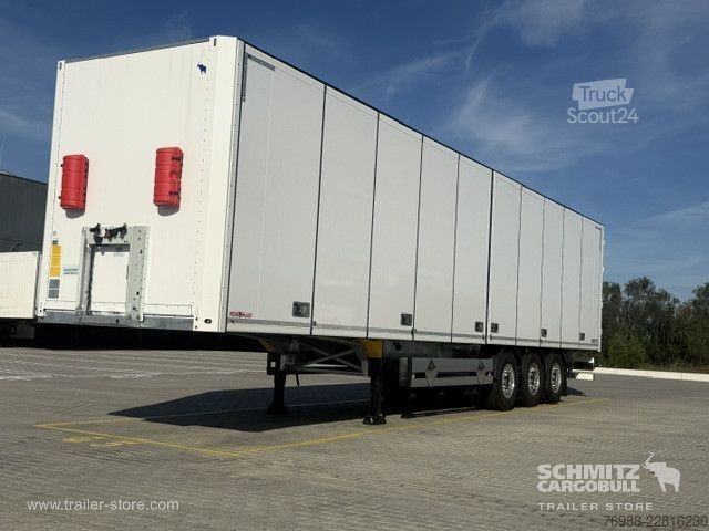 Kofferauflieger Schmitz Cargobull Trockenfrachtkoffer Standard Faltwandtür links