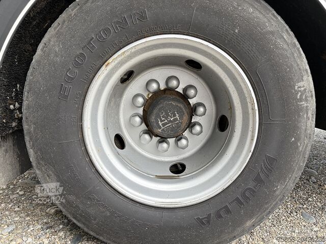 Trailer with open flatbed WEB Trailer Plattformanhänger 7950 mm STROH