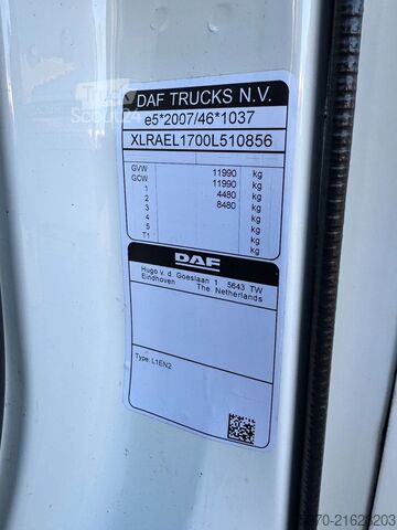 Koffer DAF LF 230 4X2 2022 246.162km SAXAS + DHOLLANDIA