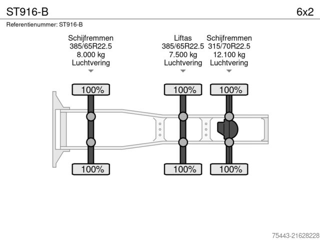 Standaard-SZM DAF XG 530 FTG - ST916-B - TraXon – MX Engine brake...