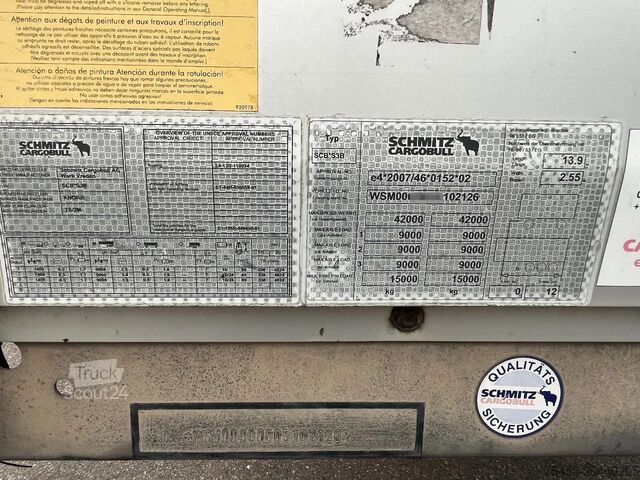 čemodāns SCHMITZ CARGOBULL SCB*S3B - Dhollandia 2.000kg - 65.132