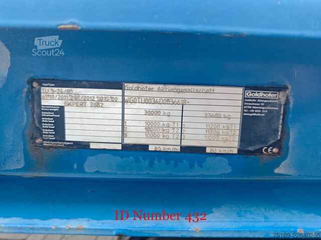 Нисък товарач Goldhofer TU 3-24/80