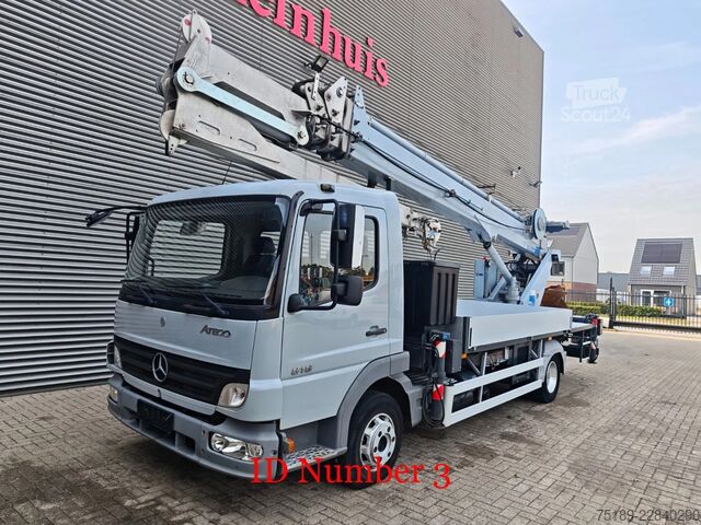 Автомобил с кран Mercedes-Benz Atego 816 4x2 Böcker AK 32/1500