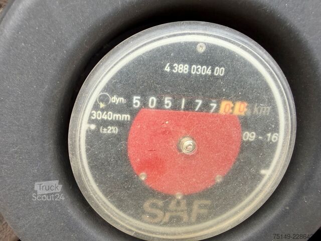 Swap body semitrailer KÄSSBOHRER CS, 1x20, 2x20, 1x30 & 1x40 Fuß-Container, SAF