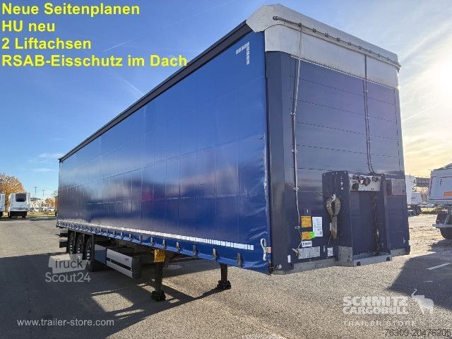 Open oplegger met zeil Schmitz Cargobull Curtainsider Standard Getränke