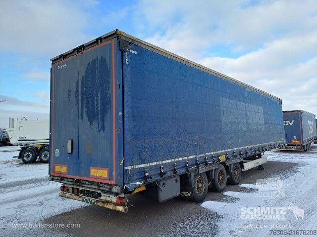 Semirimorchio con telone Krone Curtainsider Mega
