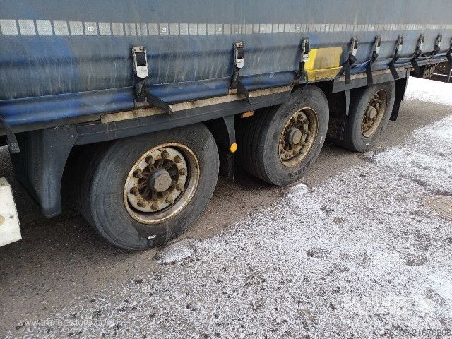 Semirimorchio con telone Krone Curtainsider Mega