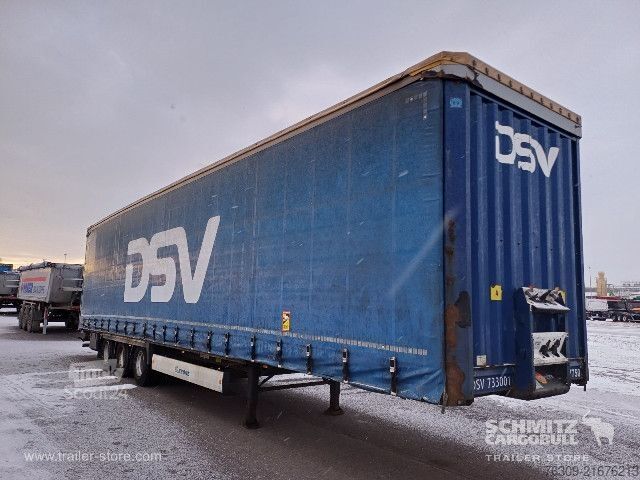 Semirimorchio con telone Krone Curtainsider Mega