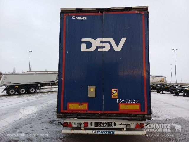 Semirimorchio con telone Krone Curtainsider Mega