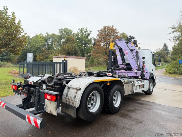 Āķa konteineru automašīna VOLVO FMX 460 6x4 liftachse Abrollkipper KRAN 13m FUNK