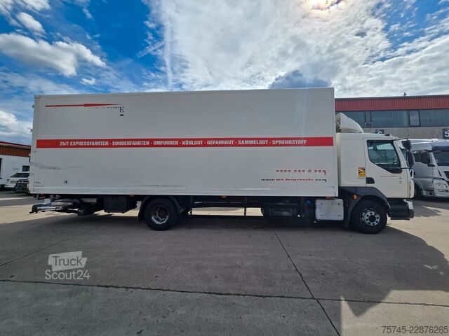 Kuorma-auto umpikorilla VOLVO FL 280*FALTWANDKOFFER*TEMP*1.5T LBW* SCHLAFKAB