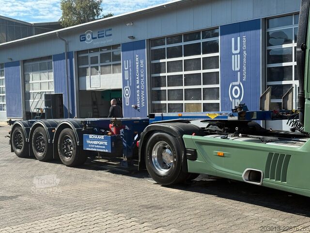Maināmās virsbūves puspiekabe BROSHUIS MFCC-HD L2C8 Containerauflieger