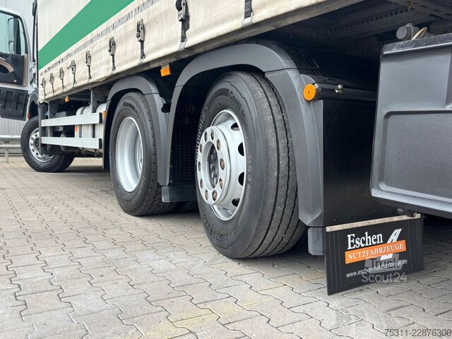 Platforminis sunkvežimis MERCEDES-BENZ Actros 2542 6x2 Lenk*HIAB 158 D-3 Kran*Funk*HU27
