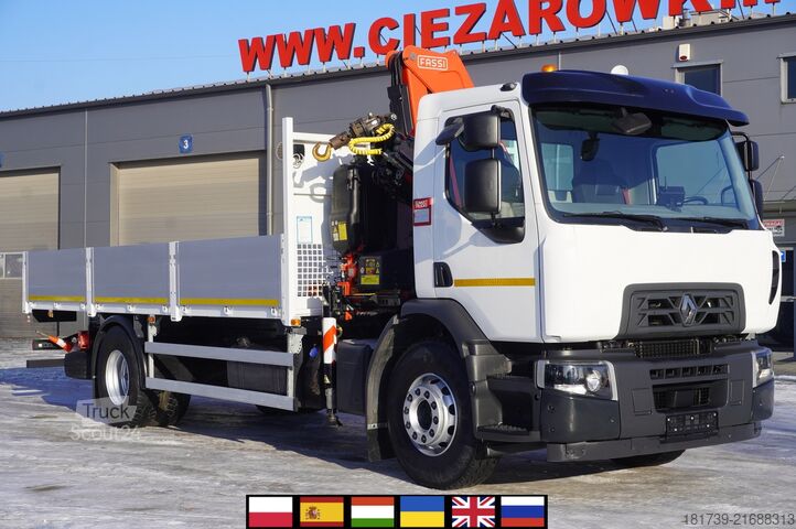 Plattform mit Kran Renault C280 DTI 8 / HDS Fassi F135A.22 / remote