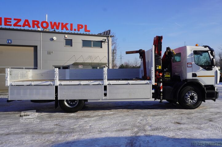 Plattform mit Kran Renault C280 DTI 8 / HDS Fassi F135A.22 / remote