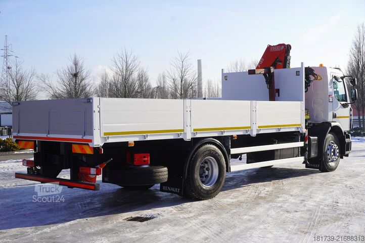 Plattform mit Kran Renault C280 DTI 8 / HDS Fassi F135A.22 / remote