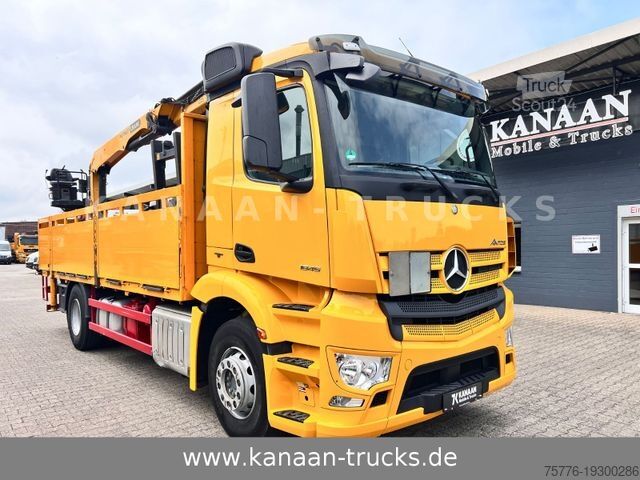 Truck mounted crane MERCEDES-BENZ 1845 Antos 4x2 Baustoffkran Palfinger 21001L