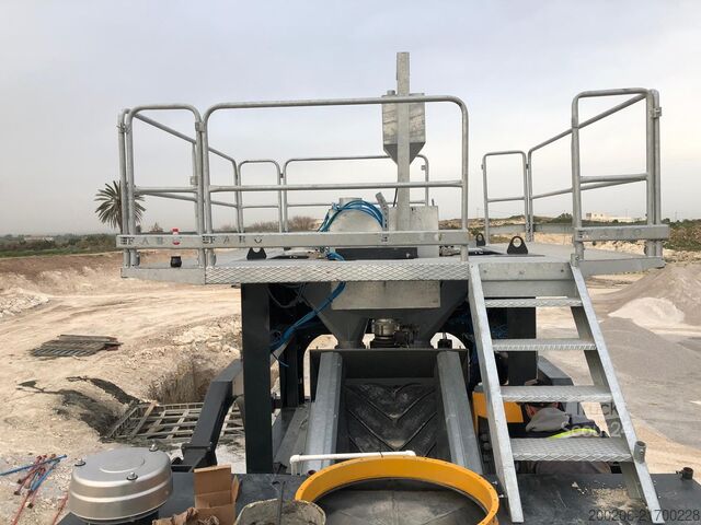 Mobile Betonmischanlage FABO mobile concrete mixing plants 60 m³/h Mobile Concrete Mixing Plant