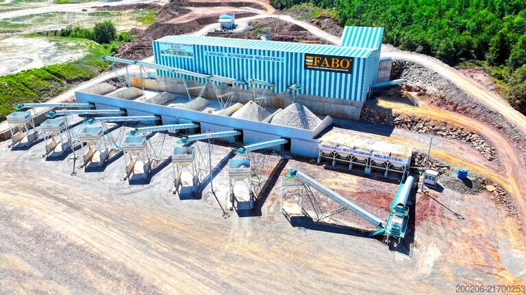 Steinzerkleinerer FABO 400 TPH Stone Crusher Plant