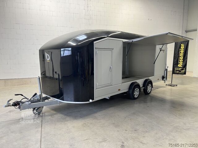 Autotransporter varevogn Cheval Liberte Debon C2000 Roadster ALF Autotransporter geschlossen