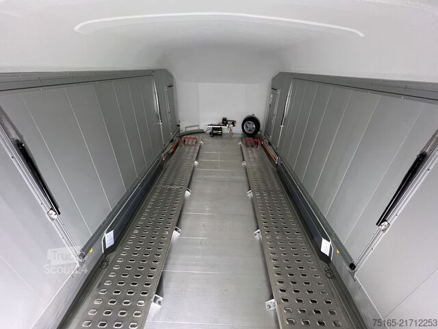 Autotransporter varevogn Cheval Liberte Debon C2000 Roadster ALF Autotransporter geschlossen