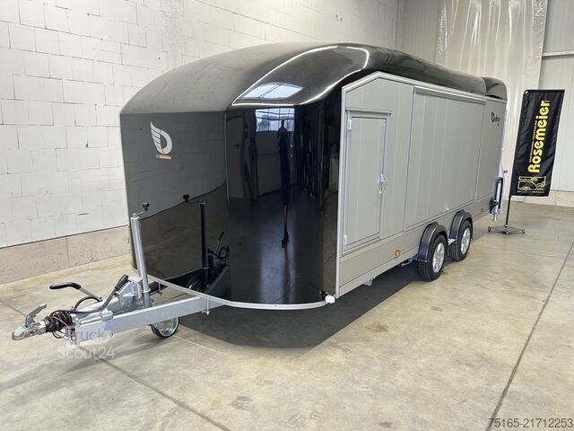 Autotransporter varevogn Cheval Liberte Debon C2000 Roadster ALF Autotransporter geschlossen