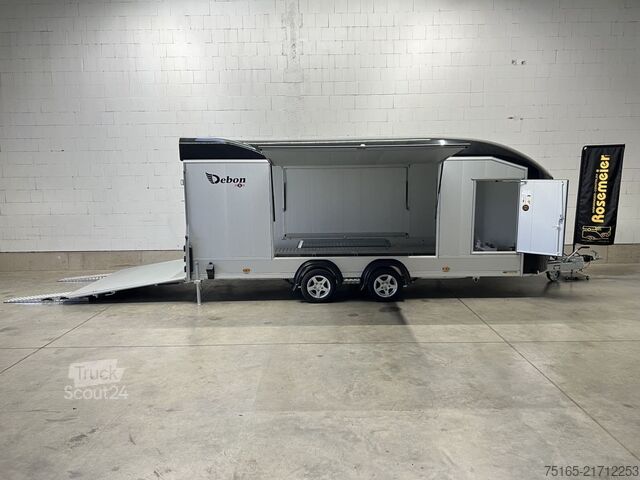 Autotransporter varevogn Cheval Liberte Debon C2000 Roadster ALF Autotransporter geschlossen