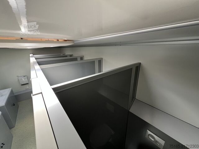 WC-szállító pótkocsi Rosemeier VE 6 Damen, 2 Herren, 5 Urinale Toilettenanhänger