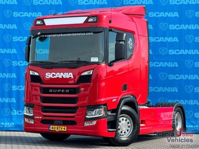Стандартний тягач Scania R 420 A4x2NA RETARDER P-AIRCO S2 VECTO3 SUPER